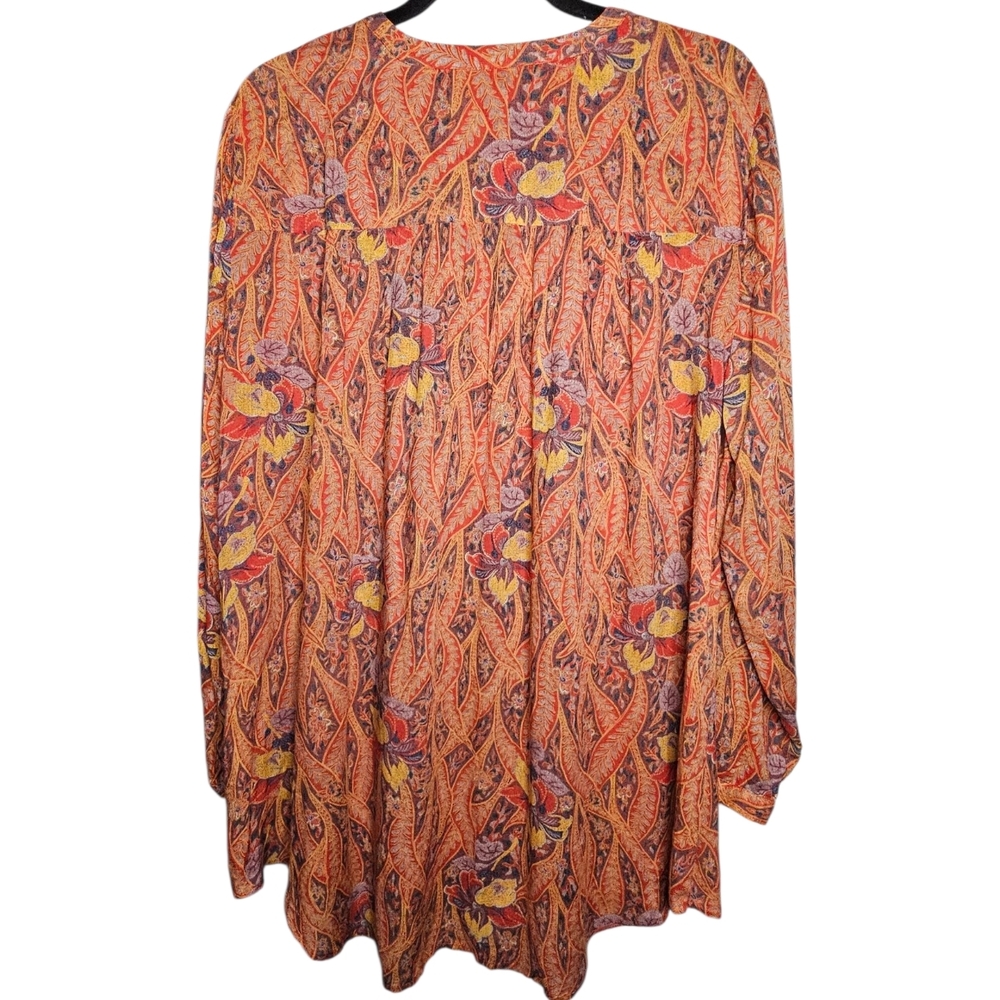Lucky Brand Multicolor Paisley Top - Picture 2 of 6